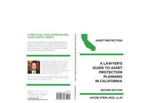 Paperback A Lawyer's Guide to Asset Protection Planning in California Book