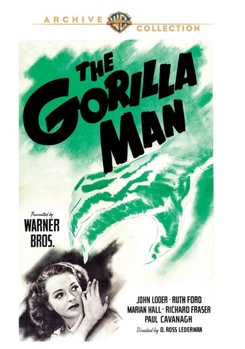 DVD The Gorilla Man Book