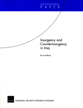 Paperback Insurgency and Counterinsurgency in Iraq Book