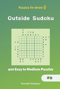 Paperback Puzzles for Brain - Outside Sudoku 400 Easy to Medium Puzzles vol.9 Book