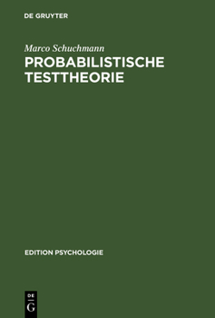 Hardcover Probabilistische Testtheorie [German] Book