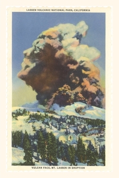 Paperback The Vintage Journal Lassen Volcano Erupting Book