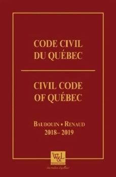 Paperback Code Civil Du Québec 2018-2019 (French Edition) [French] Book
