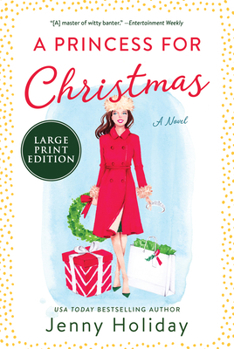 Paperback A Princess for Christmas [Large Print] Book