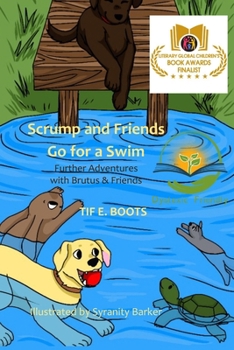 Paperback Scrump and Friends Go for a Swim: Dyslexic Friendly Book
