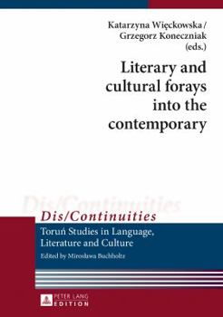 Hardcover Literary and cultural forays into the contemporary Book