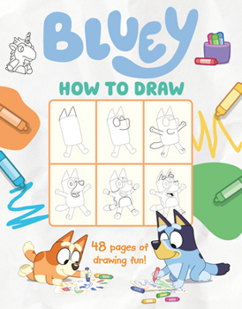 Paperback Bluey: How to Draw Book