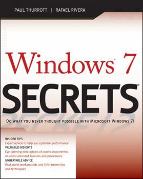 Paperback Windows 7 Secrets Book