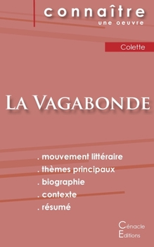Paperback Fiche de lecture La Vagabonde de Colette (Analyse littéraire de référence et résumé complet) [French] Book