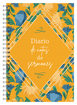Spiral-bound Diario de Notas de Sermones [Spanish] Book