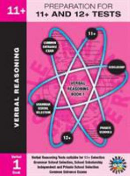 Paperback Preparation for 11+ and 12+ Tests: book 1 - Verbal Reasoning Book