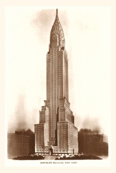 Paperback Vintage Journal Chrysler Building, New York City Book