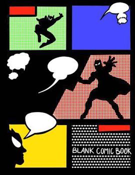 Paperback Blank Comic Book;Create Your Own Comic Book;Kids Comic Drawing Book: 100+ Blank Comic Book Layout Pages For Drawing;Draw and Write Journal/Blank Comic Book