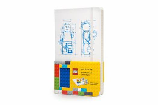 Hardcover Moleskine Lego Limited Edition Notebook II, Large, Ruled, White, Hard Cover (5 X 8.25) [With Lego Plate] Book