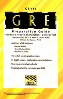 Paperback Cliffstestprep GRE (Graduate Record Examination) Book