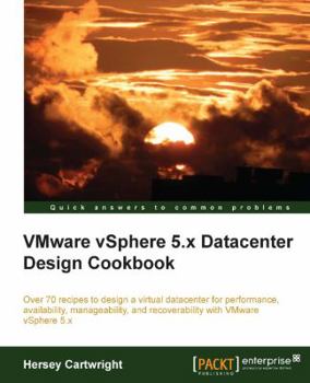 Paperback Vmware Vsphere 5.X Datacenter Design Cookbook Book