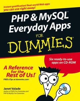 Paperback PHP & MySQL Everyday Apps for Dummies [With CDROM] Book