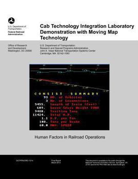 Paperback Cab Technology Integration Laboratory Demonstration with Moving Map Technology Book