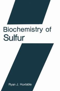 Paperback Biochemistry of Sulfur Book