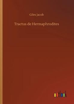 Paperback Tractus de Hermaphrodites Book