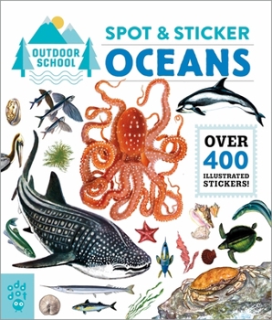 Paperback Outdoor School: Spot & Sticker Oceans Book