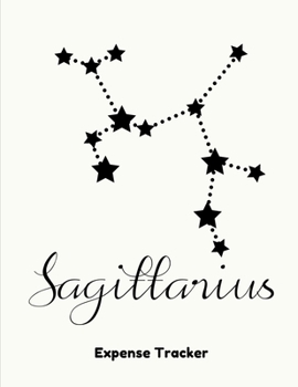 Paperback Sagittarius Expense Tracker: Budgeting and Tax Tracker Book