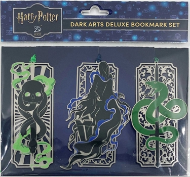 Hardcover Harry Potter: Dark Arts Deluxe Bookmark Set (Set of 3) Book