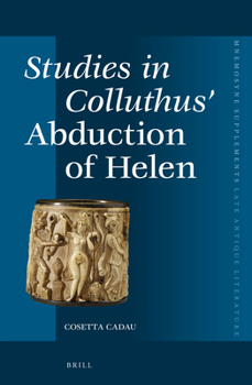 Hardcover Studies in Colluthus' Abduction of Helen Book