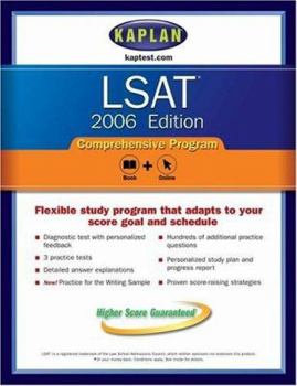 Paperback Kaplan LSAT 2006, Comprehensive Program Book