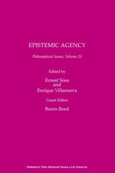 Paperback Epistemic Agency, Volume 23 Book