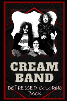 Paperback Cream Band Distressed Coloring Book: Artistic Adult Coloring Book
