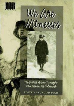 Hardcover We Are Witnesses: Five Diaries of Teenagers Who Died in the Holocaust Book