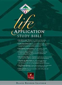 Leather Bound Life Application Study Bible-Nlt Book