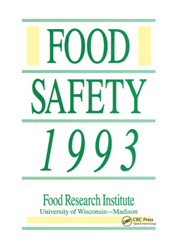 Hardcover Food Safety 1993 Book