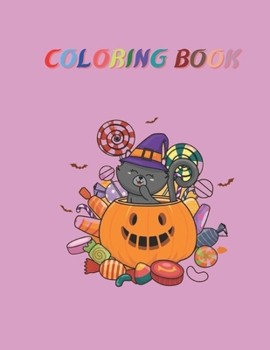 Paperback Halloween Coloring Book: for children (gifts for boys and girls) paperback Broché Book