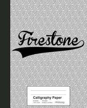 Paperback Calligraphy Paper: FIRESTONE Notebook Book