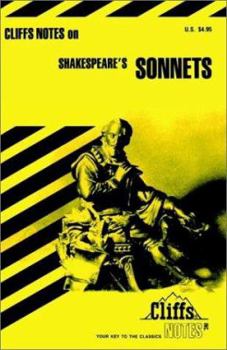 Paperback Cliffsnotes Shakespeare's Sonnets Book
