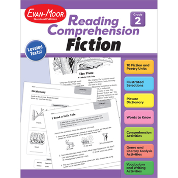 Paperback Reading Comprehension, Fiction, Grade 2 Book