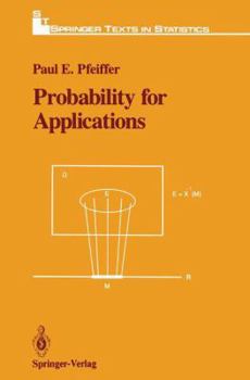 Paperback Probability for Applications Book