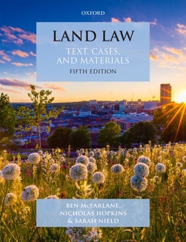 Paperback Land Law: Text, Cases and Materials Book