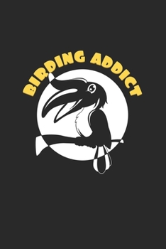Birding addict: 6x9 Ornothologist | grid | squared paper | notebook | notes