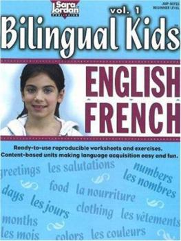 Paperback Bilingual Kids, English-French V1 Book