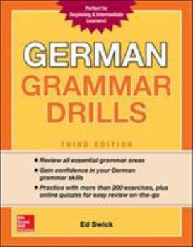 Paperback German Grammar Drills, Third Edition Book