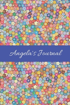 Paperback Angela's Journal: Cute Personalized Name College-Ruled Notebook for Girls & Women - Blank Lined Gift Journal/Diary for Writing & Note Ta Book