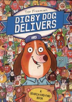 Paperback Digby Dog Delivers: A Search-And-Find Book
