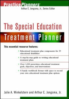 Paperback The Special Education Treatment Planner Book