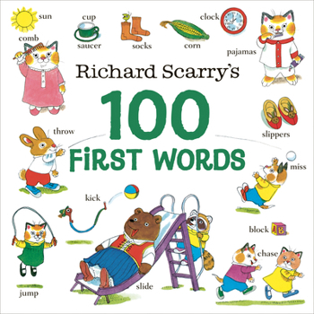 Board book Richard Scarry's 100 First Words Book