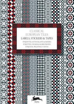 Paperback Label & Sticker Books Classical European Tiles Book