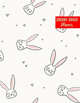 Paperback 2020-2021 Planner: Cute Two Year Personal Journal Week Planners & Goal Planner Organizer - Weekly & Monthly Dated Agenda Book and To Do L Book