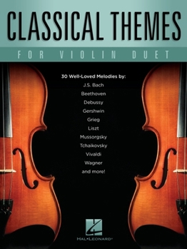 Paperback Classical Themes for Violin Duet Book